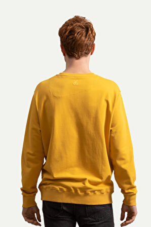 Unisex Basic Regular Sweatshirt - Ruga - Sulphur