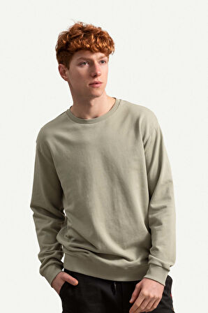 Unisex Basic Regular Sweatshirt - Ruga - Concrete