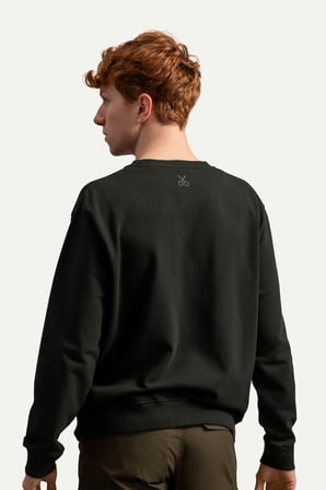Antrasit Erkek Basic Regular Sweatshirt | (Ruga - Asphalt)