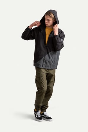 Siyah Unisex Rüzgarlık Ceket | (Pakaru - Tar)