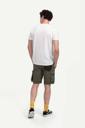 Beyaz Erkek Regular Basic Tişört - %100 Pamuk | (Regular - Off White)