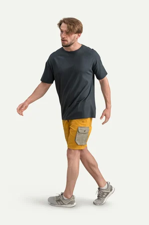 Lacivert Erkek Oversize / Relax Basic Tişört - %100 Pamuk | (Relax - Plum)