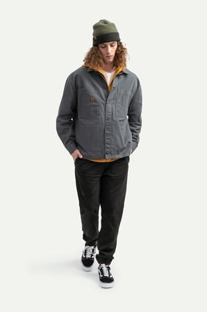 Gri Unisex Worker Ceket | (Creapus - Storm)