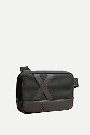 Unisex Çapraz Mini Çanta - Nougrod - Asphalt