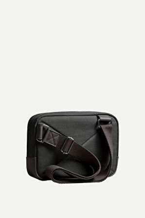 Unisex Çapraz Mini Çanta - Nougrod - Asphalt