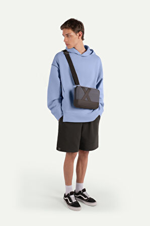 Unisex Çapraz Mini Çanta - Nougrod - Plum