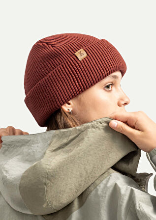 Unisex Bere - Kapelo - Brick