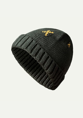 Antrasit Unisex X Örgü Bere | (Crux - Asphalt)