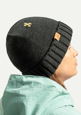 Antrasit Unisex X Örgü Bere | (Crux - Asphalt)