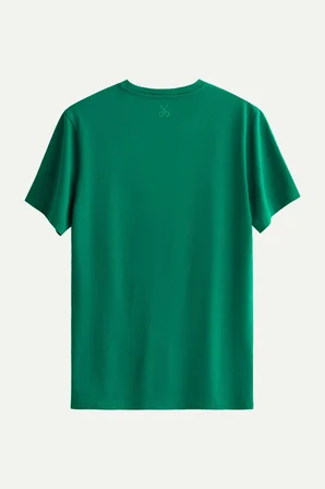 Yeşil Erkek Regular Basic Tişört - %100 Pamuk | (Regular - Forest Shade)