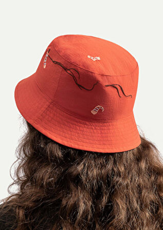 Unisex Kova Şapka - Flyen - Coral