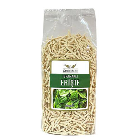 Gurmezade Ispanaklı Yumurtalı Erişte 500 g e