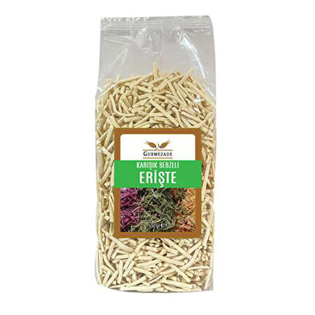 Gurmezade Karışık Sebzeli Yumurtalı Erişte 500 g e