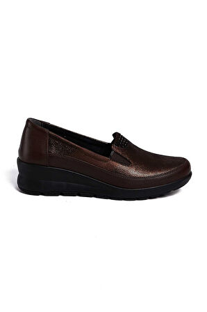 Bestello Bağcıksız Poliüretan Taban Comfort 017-P27 Kadın Ayakkabı