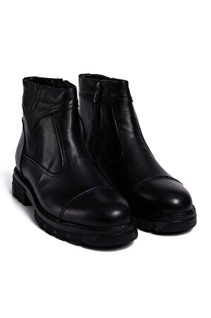 Bestello Bağcıksız Kauçuk Taban Düz Bot 020-601 Erkek Bot