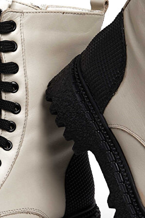 Bestello Bağcıklı Termoplastik Düz Bot 101-22511-08 Kadın Bot