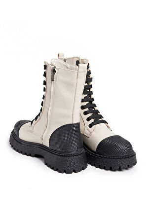 Bestello Bağcıklı Termoplastik Düz Bot 101-22511-08 Kadın Bot