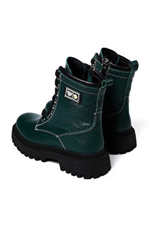 Bestello Bağcıklı Termo Taban Düz Bot 101-22516-01 Kadın Bot