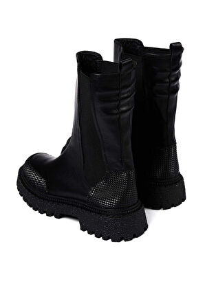 Bestello Lastikli Termoplastik Düz Bot 101-22511-01 Kadın Bot