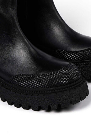 Bestello Lastikli Termoplastik Düz Bot 101-22511-01 Kadın Bot