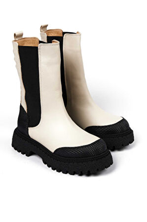 Bestello Lastikli Termoplastik Düz Bot 101-22511-01 Kadın Bot