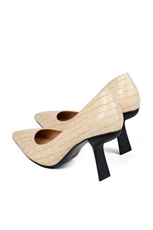 Bestello Sivri Burun Neolit Taban Kalın Topuklu 281-6000 Kadın Ayakkabı
