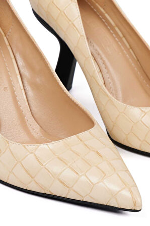 Bestello Sivri Burun Neolit Taban Kalın Topuklu 281-6000 Kadın Ayakkabı