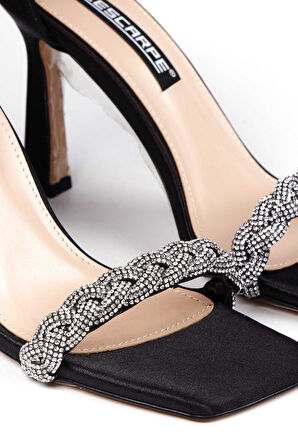 Bestello Taşlı Tek Bantlı Neolit Taban Ince Topuklu 281-811-23Y Kadın Sandalet