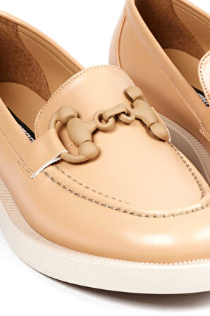 Bestello Tokalı Termoplastik Loafer 281-128 Kadın Ayakkabı