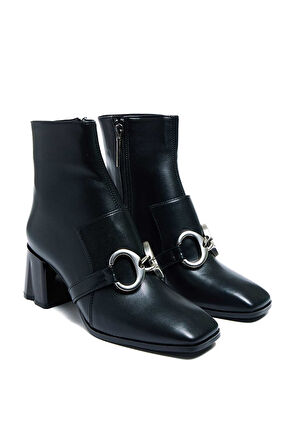 Bestello Tokalı Neolit Taban Topuklu Bot 281-740 Kadın Bot