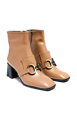 Bestello Tokalı Neolit Taban Topuklu Bot 281-740 Kadın Bot