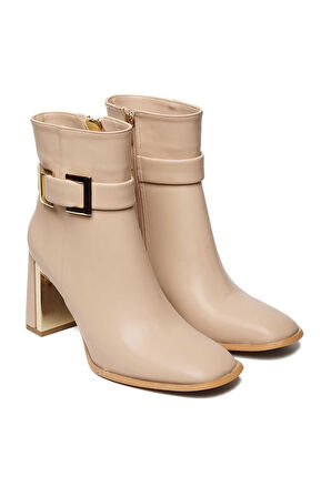 Bestello Bağcıksız Tokalı Neolit Taban Topuklu Bot 281-1189 Kadın Bot