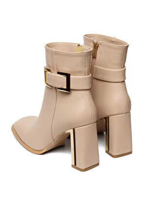 Bestello Bağcıksız Tokalı Neolit Taban Topuklu Bot 281-1189 Kadın Bot