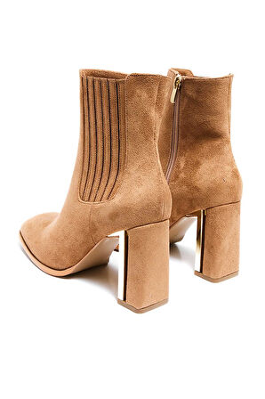 Bestello Bağcıksız Kalın Topuklu Neolit Taban Topuklu Bot 281-1190 Kadın Bot