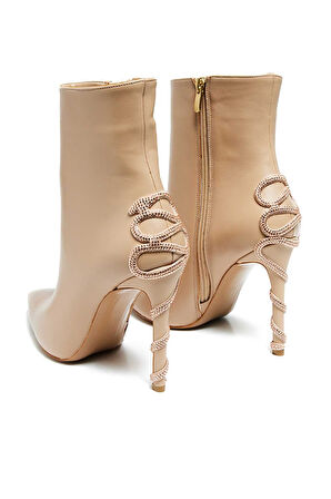 Bestello Ince Topuklu Neolit Topuklu Bot 281-2226 Kadın Bot