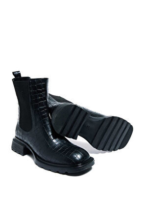 Bestello Lastikli Termo Taban Düz Bot 281-1908 Kadın Bot