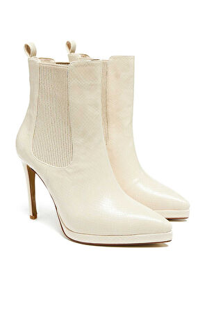 Bestello Ince Topuklu Neolit Topuklu Bot 281-3984 Kadın Bot