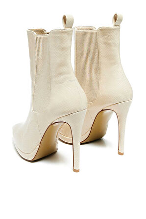 Bestello Ince Topuklu Neolit Topuklu Bot 281-3984 Kadın Bot