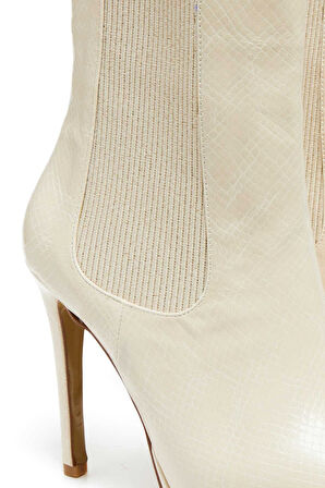 Bestello Ince Topuklu Neolit Topuklu Bot 281-3984 Kadın Bot