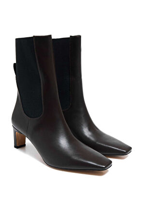 Bestello Ince Topuklu Neolit Taban Topuklu Bot 281-107 Kadın Bot