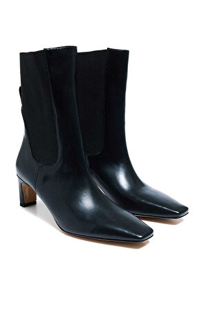 Bestello Ince Topuklu Neolit Taban Topuklu Bot 281-107 Kadın Bot