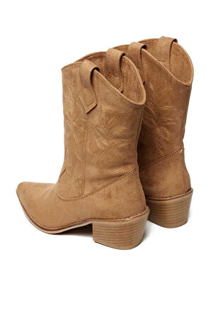 Bestello Bağcıksız Neolit Taban Western Bot 281-202-W Kadın Bot