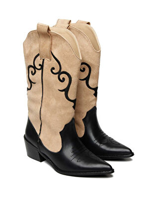 Bestello Bağcıksız Neolit Taban Western Bot 281-277 Kadın Bot