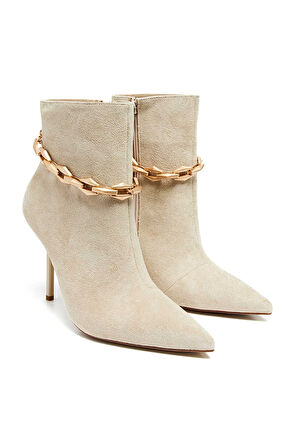 Bestello Ince Topuklu Neolit Taban Topuklu Bot 281-8012 Kadın Bot