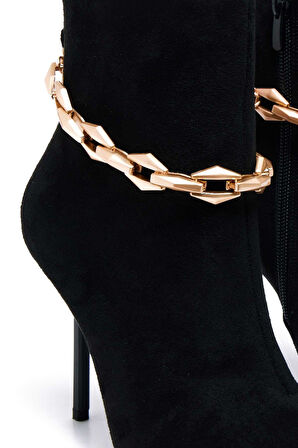 Bestello Ince Topuklu Neolit Taban Topuklu Bot 281-8012 Kadın Bot