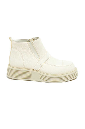 Bestello Bağcıksız Termo Taban Düz Bot 101-SNT22-100 Kadın Bot