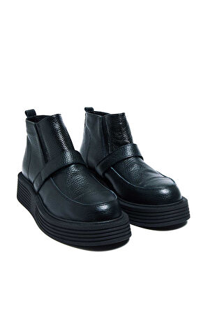 Bestello Bağcıksız Termo Taban Düz Bot 101-SNT22-100 Kadın Bot