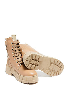 Bestello Bağcıklı Termo Taban Düz Bot 101-BST05-01 Kadın Bot