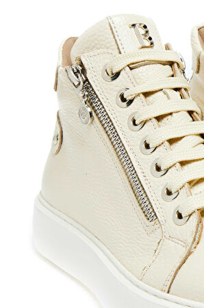 Bestello Fermuar Detaylı Eva Düz Bot 101-14725-131 Kadın Bot