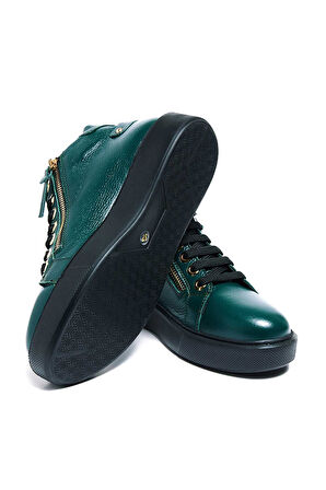 Bestello Fermuar Detaylı Eva Düz Bot 101-14725-131 Kadın Bot